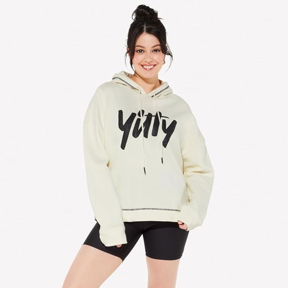 Black and White Yitty Logo Hoodie